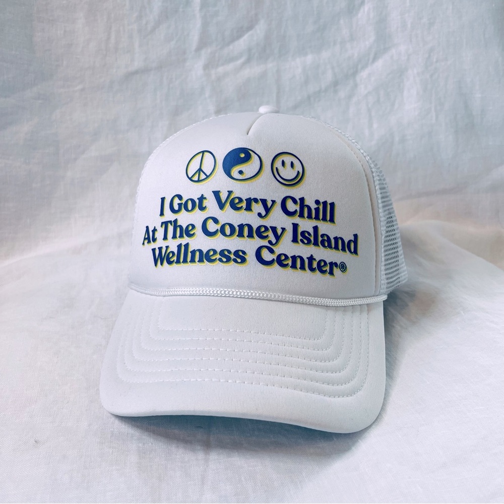 Urban Outfitters Coney Island Picnic Trucker hat white